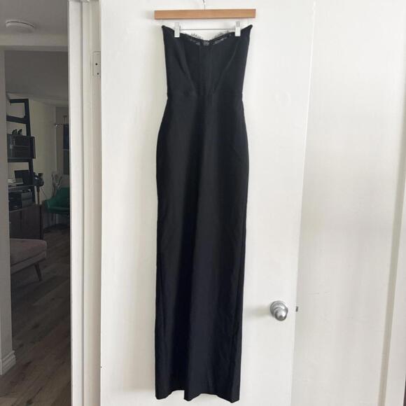 Michael Costello x REVOLVE Louisa Gown in Black - Picture 2 of 8